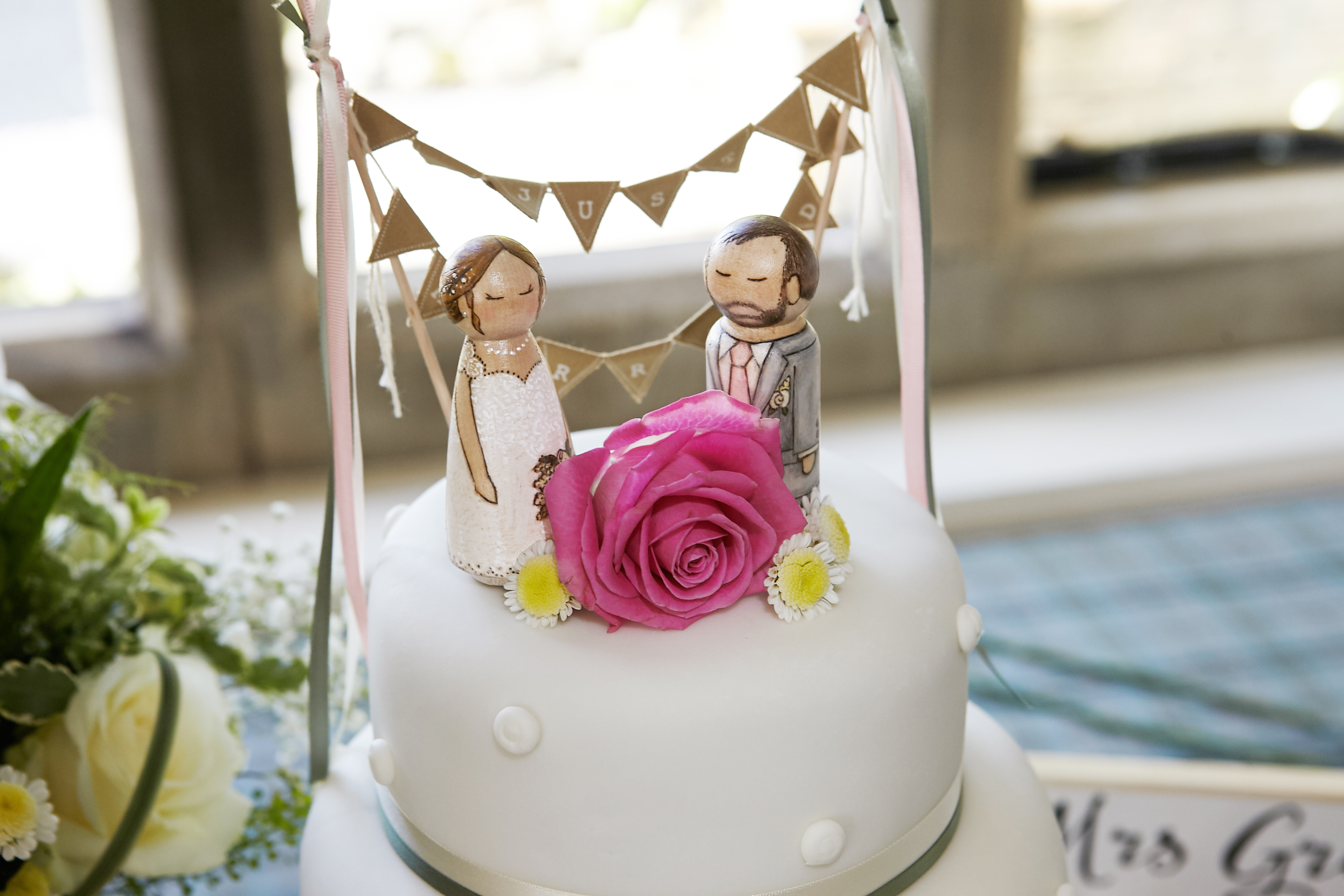 peg doll wedding cake toppers