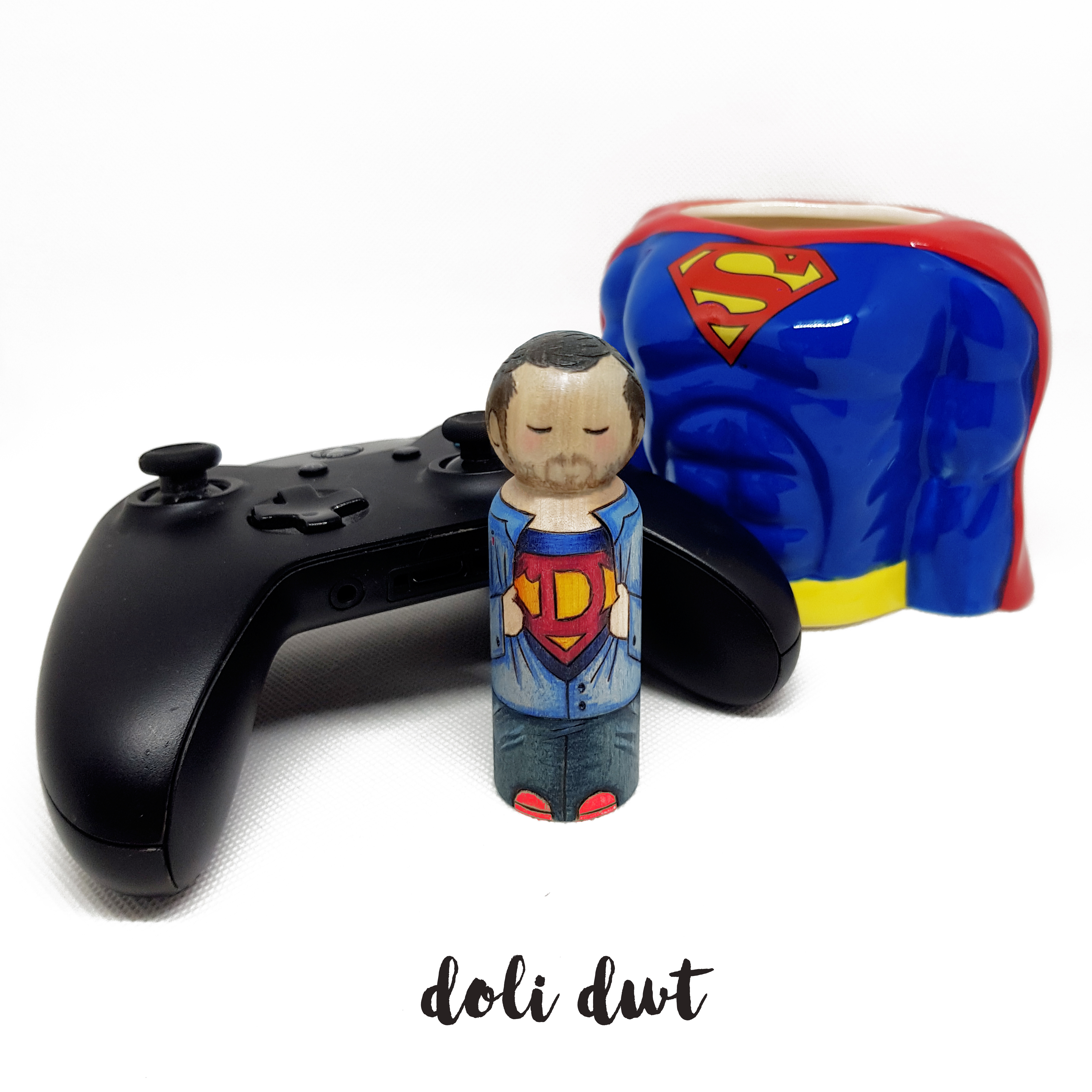 when is Father's Day this year, fathers day gift, gifts for dad, gifts for him, gift for husband, anniversary gift, wedding gift, superhero gifts, personalised peg doll