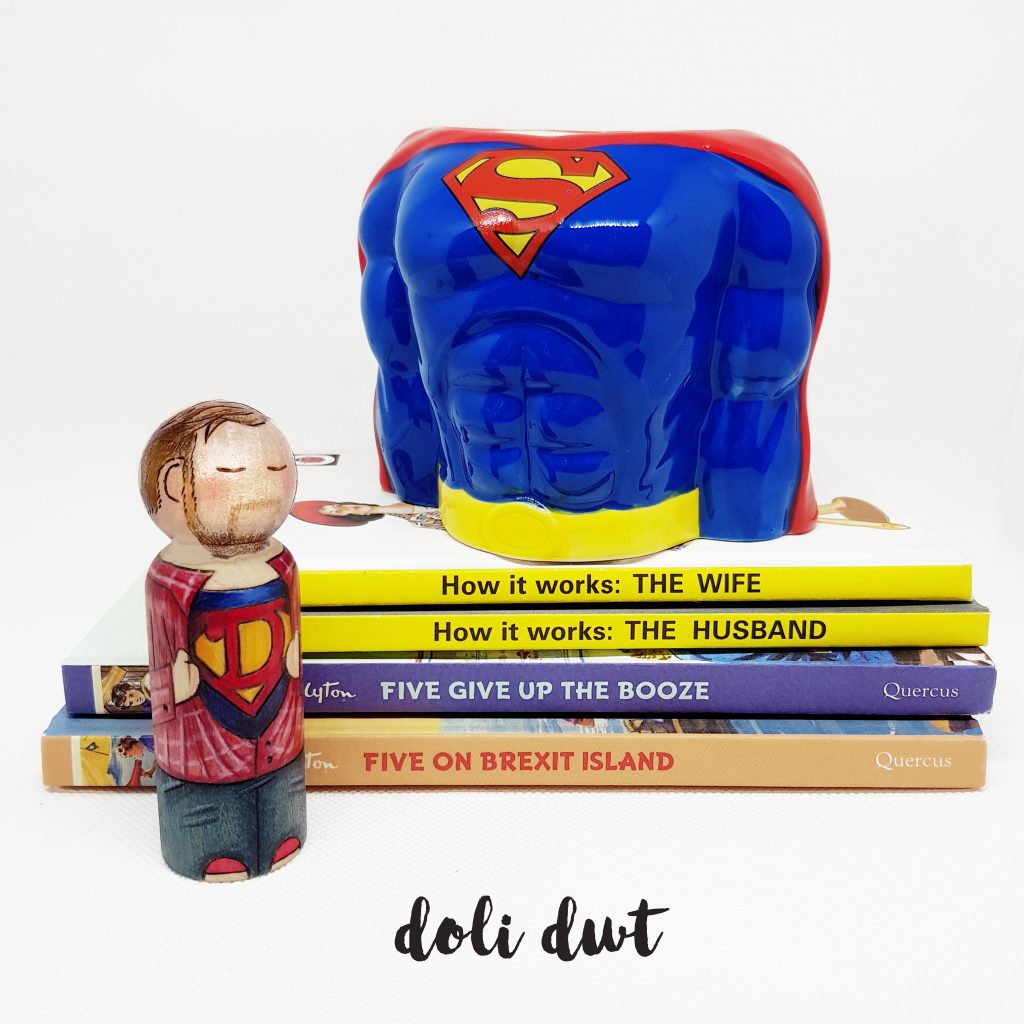 when is Father's Day this year, fathers day gift, gifts for dad, gifts for him, gift for husband, anniversary gift, wedding gift, superhero gifts, personalised peg doll