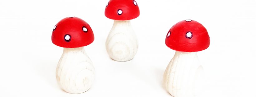 toadstool, mushroom, tiny toadstool, wooden toadstool, Christmas peg doll