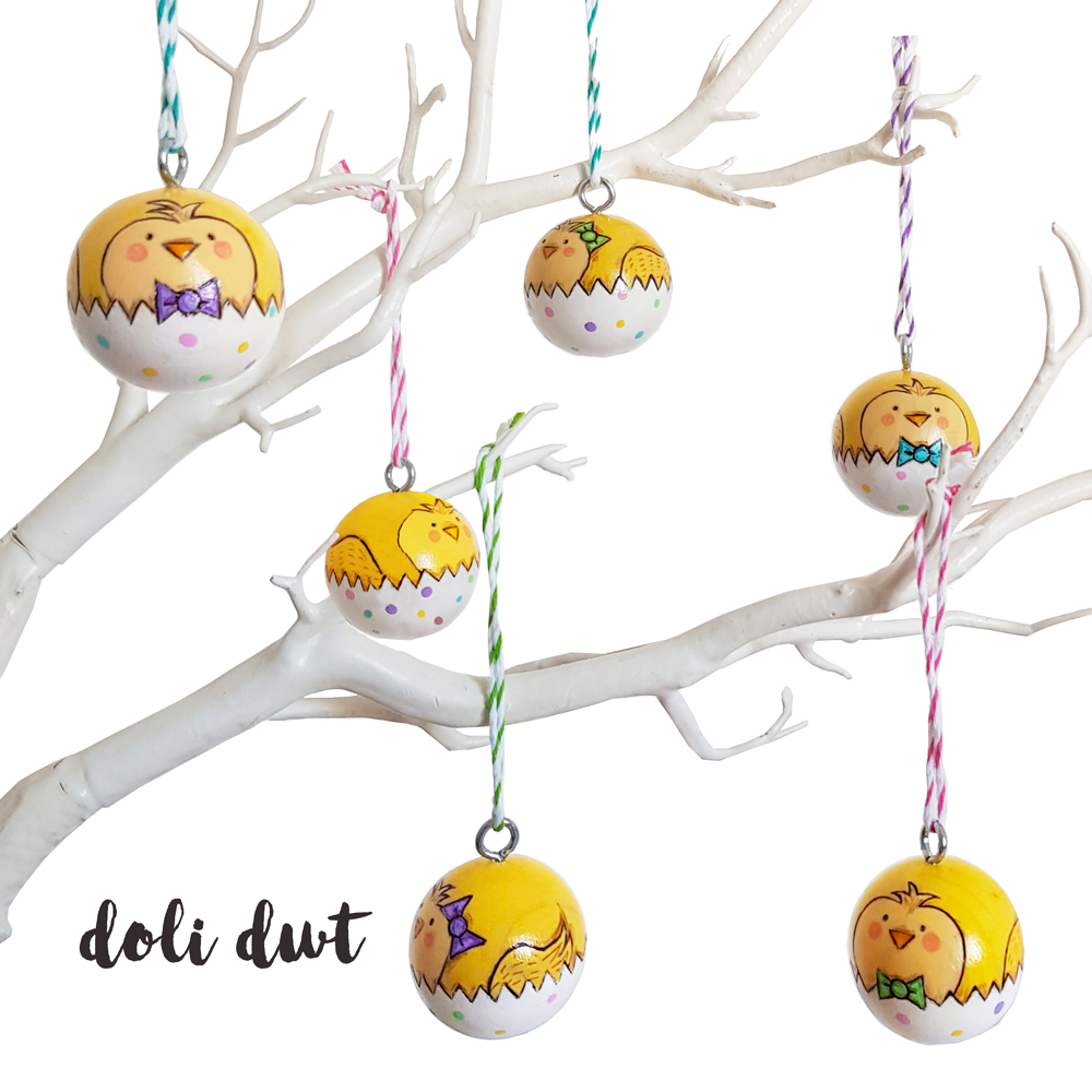 Easter tree decorations, Easter baubles, hanging decorations, easter wreaths